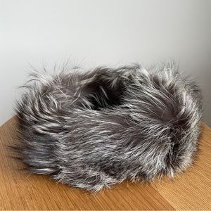 Vintage Neiman Marcus real fur stole / wrap scarf